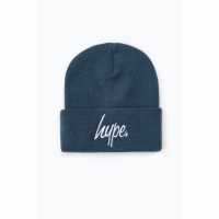 Hype Script Beanie 99 Военносиньо Шапки с козирка