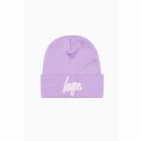 Hype Script Beanie 99 Лаванда Шапки с козирка