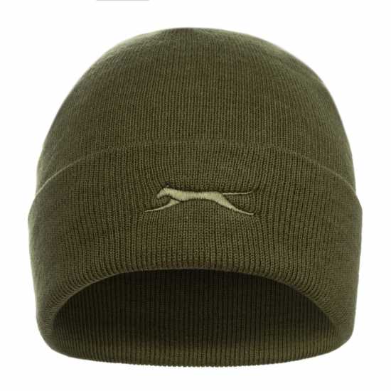 Slazenger Cozy Knit Beanie Хаки зелено 