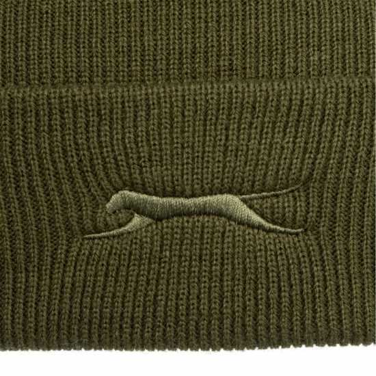 Slazenger Cozy Knit Beanie Хаки зелено 