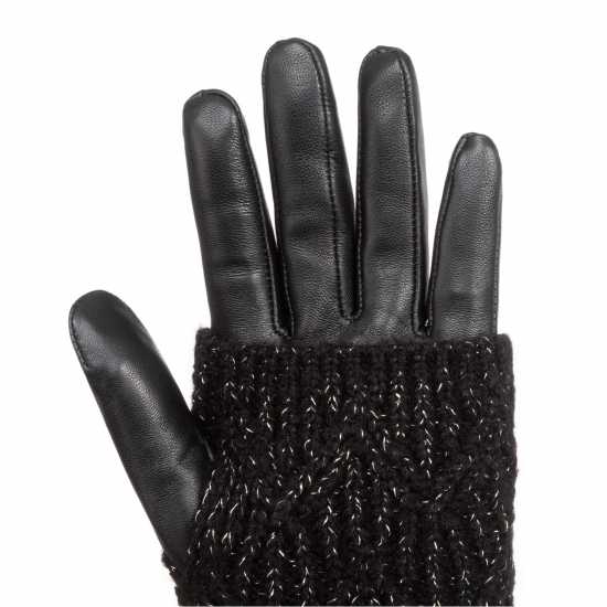 Biba Knitted Leather Gloves  