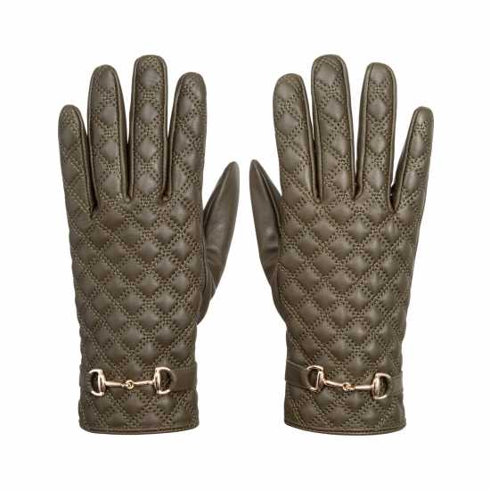 Biba Quilted Leather Gloves  