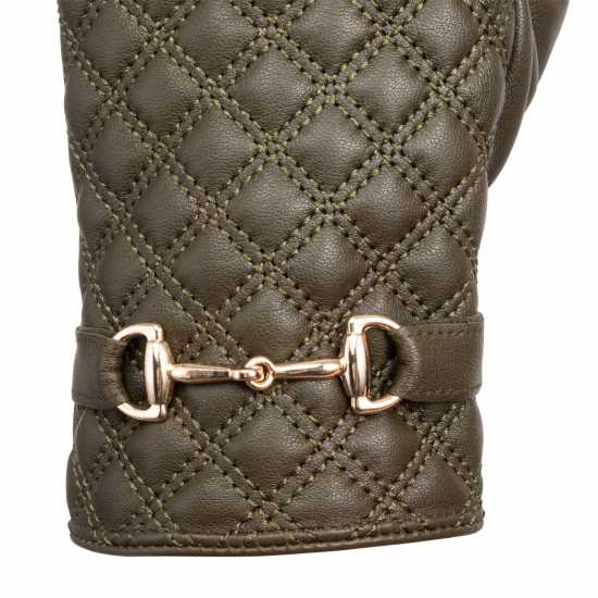 Biba Quilted Leather Gloves  