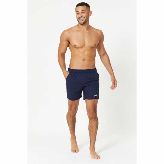 Speedo Check Leisure 16 Navy Water Shorts  Мъжки къси панталони