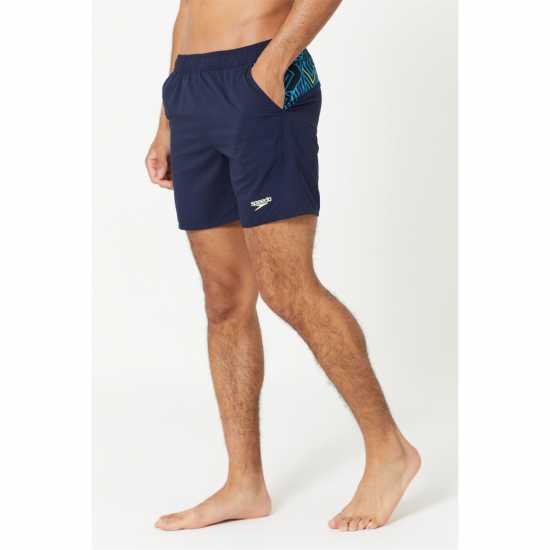 Speedo Check Leisure 16 Navy Water Shorts  Мъжки къси панталони