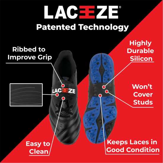 Laceeze Lace Band Max Черно Футболни аксесоари