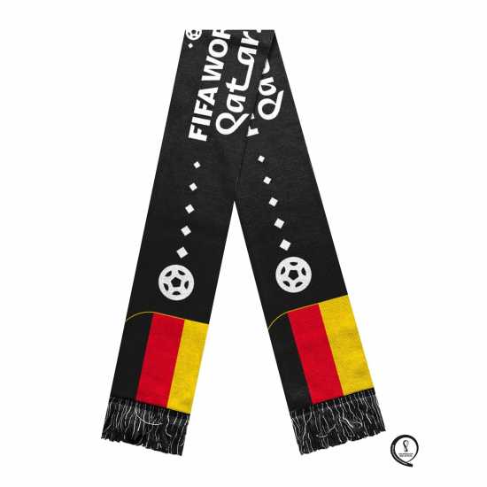 Team Fifa World Cup Scarf 2022 Черно/Бяло Ръкавици шапки и шалове