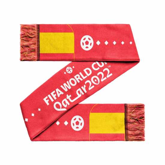 Team Fifa World Cup Scarf 2022 Жълто/Червено Ръкавици шапки и шалове