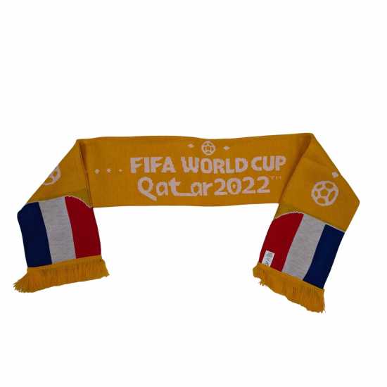 Team Fifa World Cup Scarf 2022 Синьо/Оранжево Ръкавици шапки и шалове