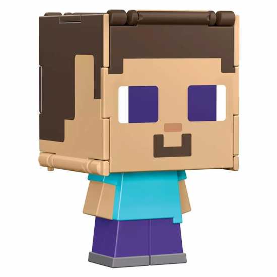 Minecraft Minecraft Flippin' Figs Steve in Iron Armor Action Figure  