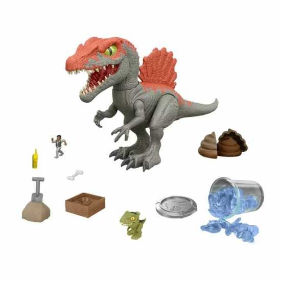 Jurassic Park World Spinosaurus Cage Crasher Action Figure Playset  