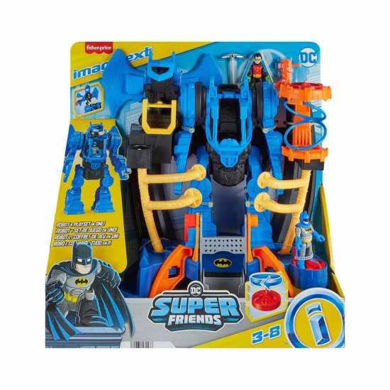 Fisher Price Imaginext Dc Super Friends Batman Robo Command Center Playset  