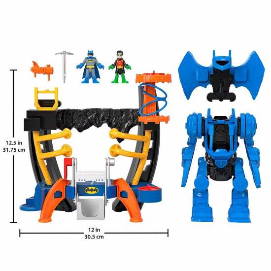 Fisher Price Imaginext Dc Super Friends Batman Robo Command Center Playset  