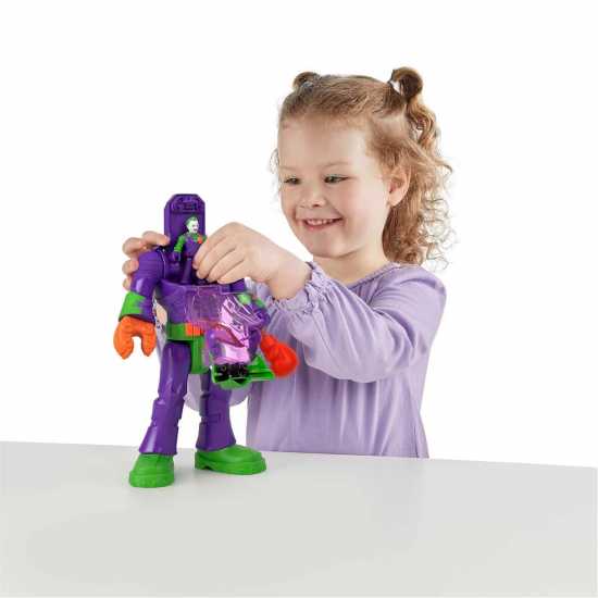 Fisher Price Imaginext Dc Super Friends Joker Insider & Laffbot Robot Set  