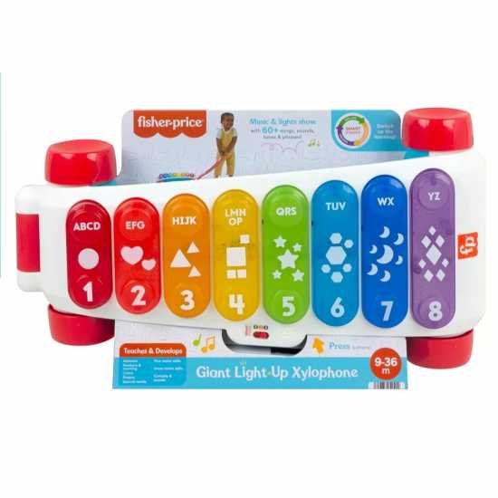 Fisher Price Giant Light-Up Xylophone Pretend Musical Instrument  