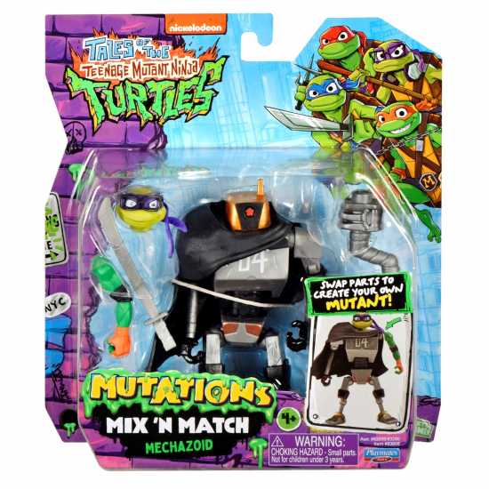 Teenage Mutant Ninja Turtles Of Teenage Mutant Ninja Turtles: Mutations Mix And Match Mutant Figure  Подаръци и играчки