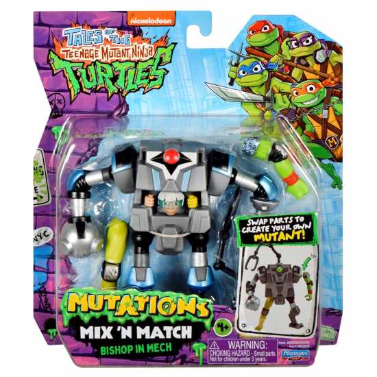 Teenage Mutant Ninja Turtles Of Teenage Mutant Ninja Turtles: Mutations Mix And Match Mutant Figure  Подаръци и играчки