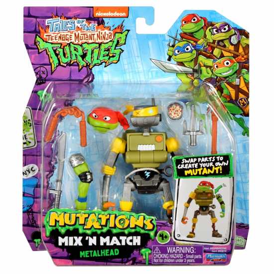 Teenage Mutant Ninja Turtles Of Teenage Mutant Ninja Turtles: Mutations Mix And Match Mutant Figure  Подаръци и играчки