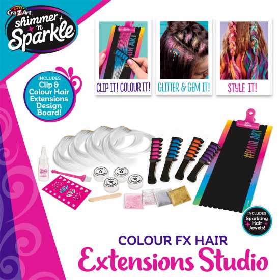 Shimmer N Sparkle N Sparkle Colour Fx Hair Extensions Studio  Подаръци и играчки