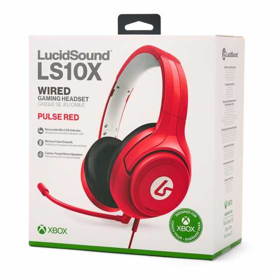 Lucidsound Ls10X Wired Headset For Xbox - Red  Слушалки