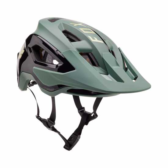 Fox Speedframe Pro Helmet Хънтър зелено Каски за колоездачи