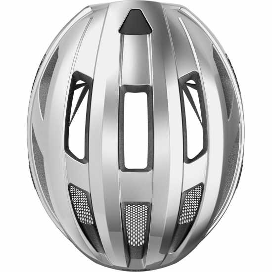 Abus Macator Helmet Сребърно Каски за колоездачи