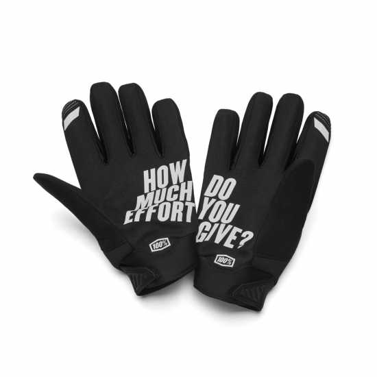 100 Percent Brisker Cold Weather Glove Сиво пухкаво Колоездачни аксесоари