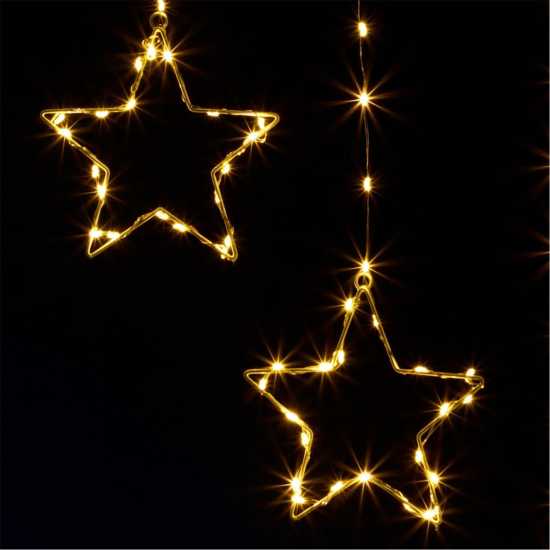 The Spirit Of Christmas Led Star Curtain Light Топло бяло 