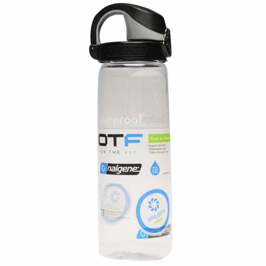 Nalgene Шише За Вода On The Fly 0.7L Water Bottle Ясно черно Аеробика