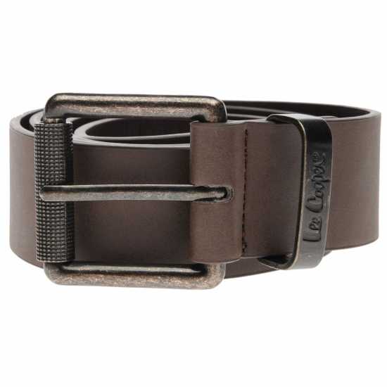 Lee Cooper Мъжки Колан Belt Mens Кафяво Колани