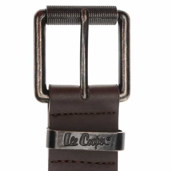 Lee Cooper Мъжки Колан Belt Mens Кафяво Колани