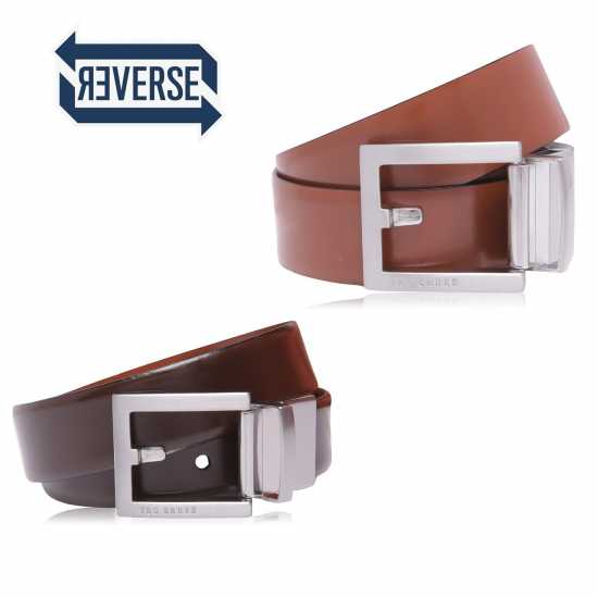 Ted Baker Reversible Fix Belt шоколад Fathers Day