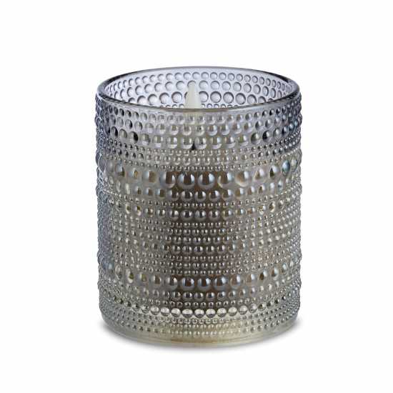 Biba Led Candle Smokey Grey 