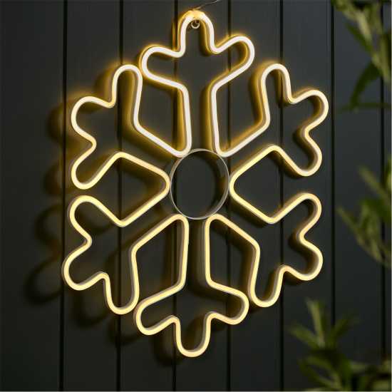 The Spirit Of Christmas 51Cm Neon Snowflake  