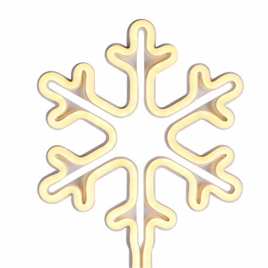 The Spirit Of Christmas Set Of 3 Snowflake Stake Lights  