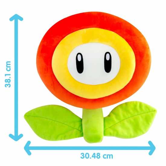 Super Mario Mario Fire Flower Mega Plush  