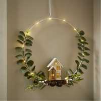 The Spirit Of Christmas Hanging House Natural Ring  