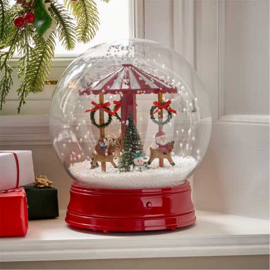 The Spirit Of Christmas Large Led Musical Snowglobe  