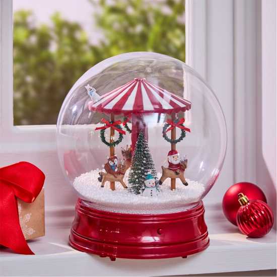 The Spirit Of Christmas Large Led Musical Snowglobe  