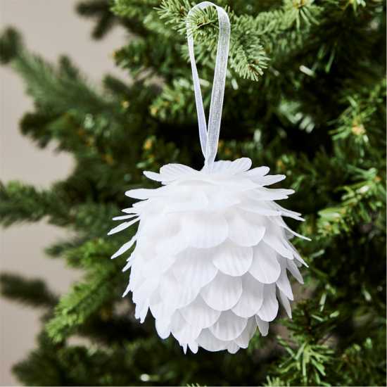 The Spirit Of Christmas Pack Of 4 Hanging Feather Decorations  