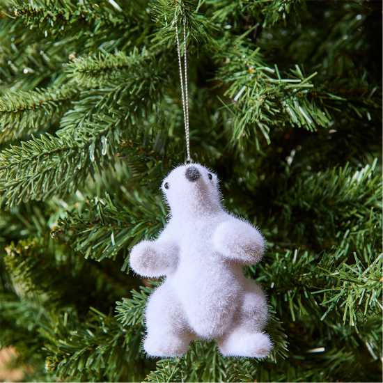 The Spirit Of Christmas Pack Of 4 Polar Bear Hanging Decorations  