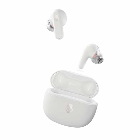 Skullcandy Skullcandy Rail Bone/orange Glow True Earphones  Слушалки за бягане