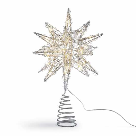 The Spirit Of Christmas 29Cm 3D Lit Star Topper  