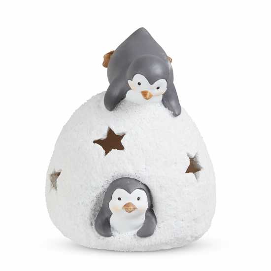 The Spirit Of Christmas Led Penguin Igloo Decoration  