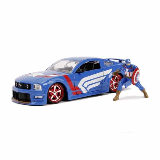 Marvel Marvel Captain America Ford Mustang 1:24  