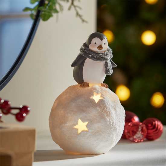 The Spirit Of Christmas Ed Penguin Snowball Decoration  