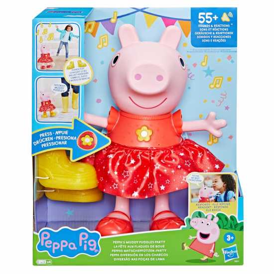 Peppa Pig Pig Peppa's Muddy Puddles Party Interactive Doll  