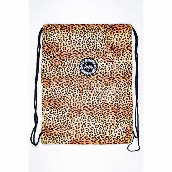 Сак С Връв Hype Drawstring Bag 99 Leopard Дамски чанти