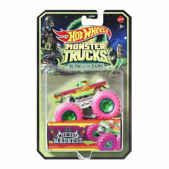 Hot Wheels Wheels Monster Trucks Glow In The Dark 1:64  