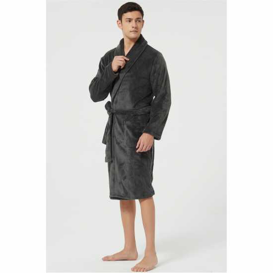 Howick Fleece Dressing Gown Угъл 